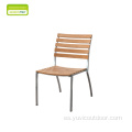 Conjunto de silla Jardín Conjunto de comedor de teca Muebles de madera